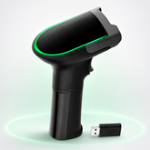 L500RB 1D/2D Wireless Barcode Scanner with QR Code, Bluetooth, 2.4GHz & USB – Windows, macOS, Android & iOS Compatible