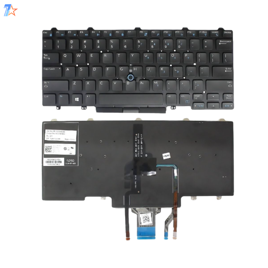 DELL E5470 BACKLIT BLACK US KEYBOARD