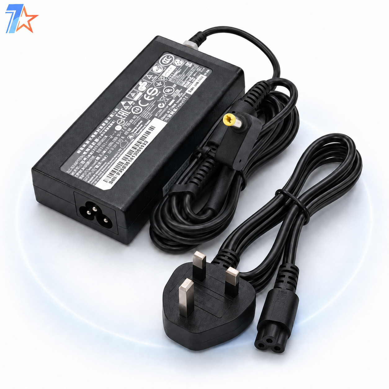 Acer 65W 19V 3.42A (5.5x1.7) Laptop Charger with Power Cable  For Aspire E5-571, E5-573, E5-575, V3-571