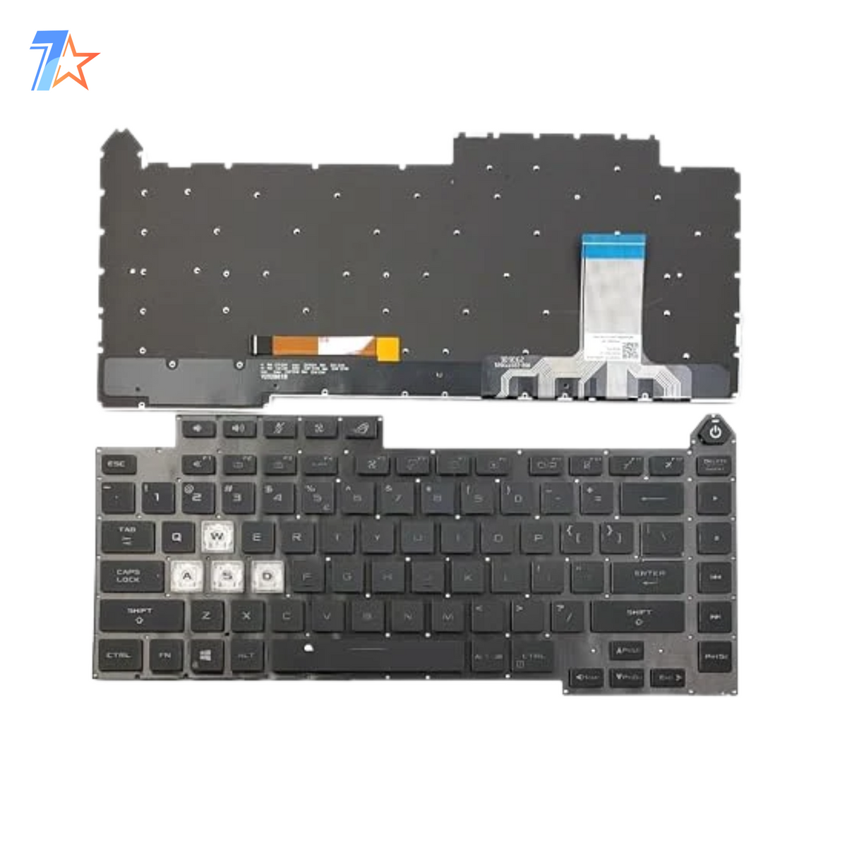 ASUS ROG Strix G15 & Strix SCAR 15 Replacement Laptop Keyboard Compatible with G513, G513Q, G513QC, G513QE, G513QM & G533 Series (2021)