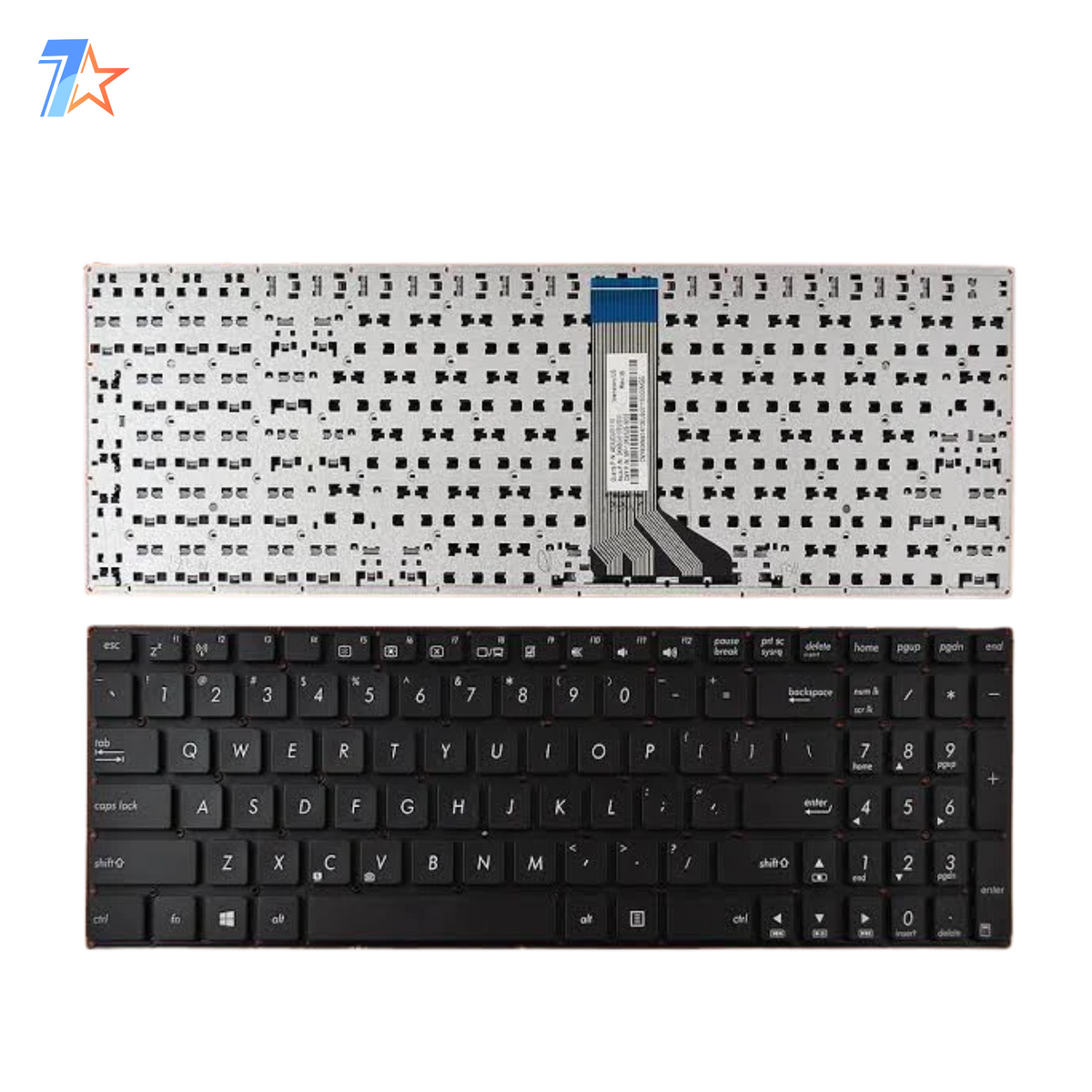 ASUS X556 & F556 Series Replacement Laptop Keyboard – US English Layout, Compatible with X556UA, X556UB, X556UF, X556UJ, X556UQ, X556UR, F556U, F556UA, F556UB, F556UF & F556UQ