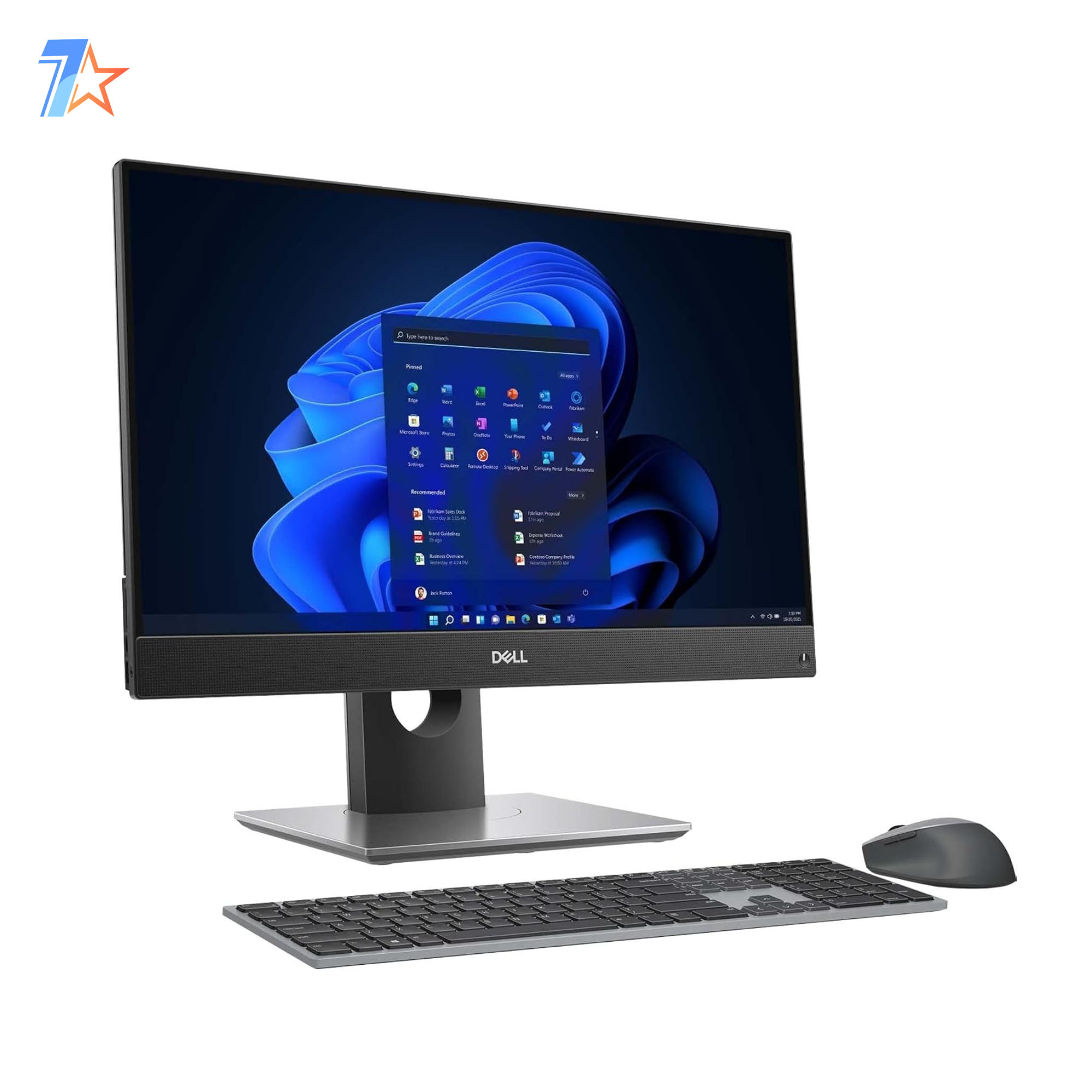 Dell OptiPlex 7400 7000 Series 24-inch Full HD All-in-One Desktop Intel Core i7-12th Gen ,16GB RAM, 512GB SSD, Bluetooth Keyboard & Mouse ((NOT USED ONLY OPEN BOX))