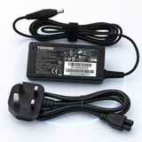 Toshiba Satellite 45W 19V 2.37A (5.5 × 2.5mm) Laptop Charger with Power Cable  Compatible with C55, C55D, C650, L50, L745 & L755 Series