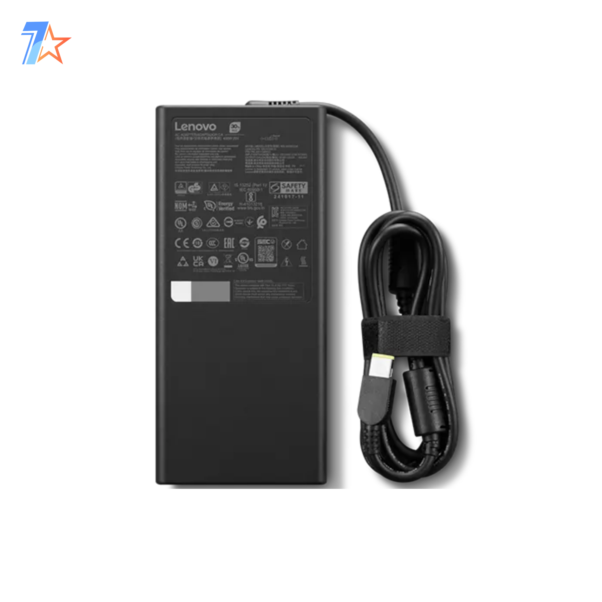 Lenovo 400W USB Laptop Charger 20V 20A with Yellow Square-Tip Connector Replacement Power Adapter