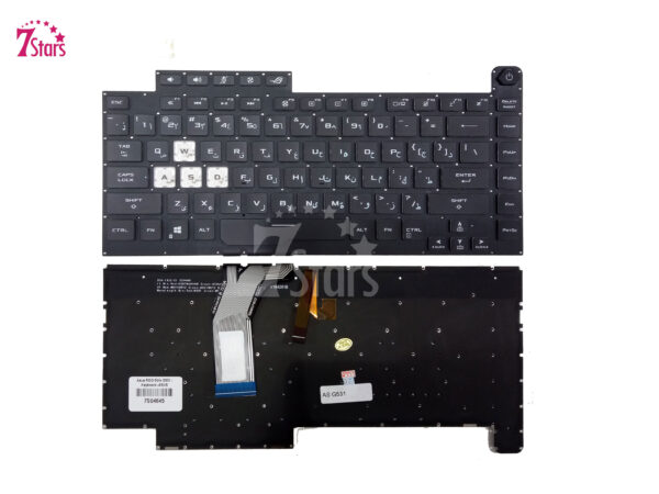 ASUS ROG Strix G531 Laptop Keyboard Compatible Backlight Black US