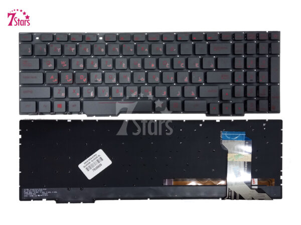 ASUS ROG Strix GL553VW Laptop Keyboard Backlit Compatible with Black OEM