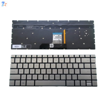 HP 13-AP0011NE Laptop Keyboard | Silver | US English & Arabic Layout | Backlit Supported